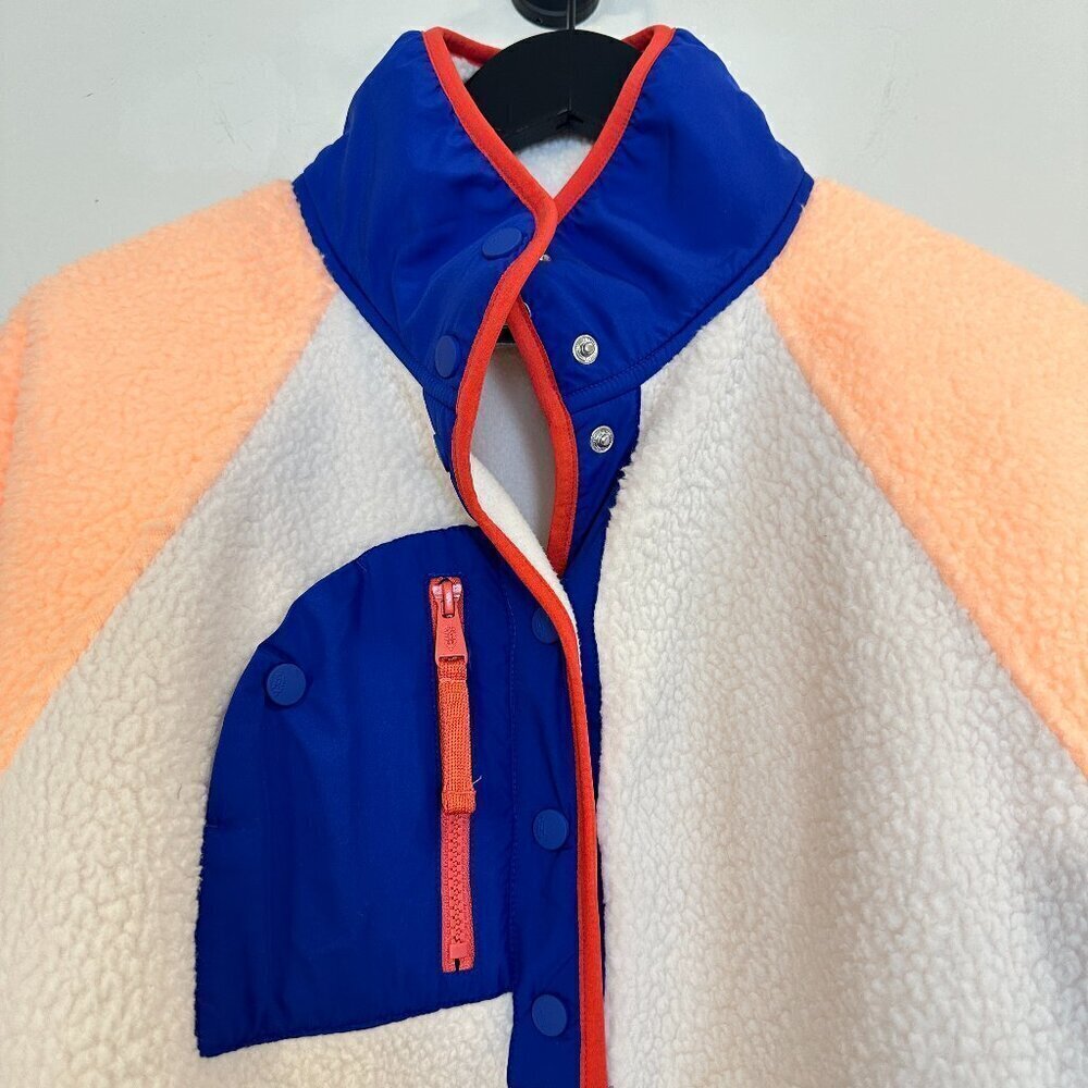 FREE PEOPLE Hit The Slopes Colorblock Pullover Sport Canvas Combo Size Large NWT - Picture 4 of 14